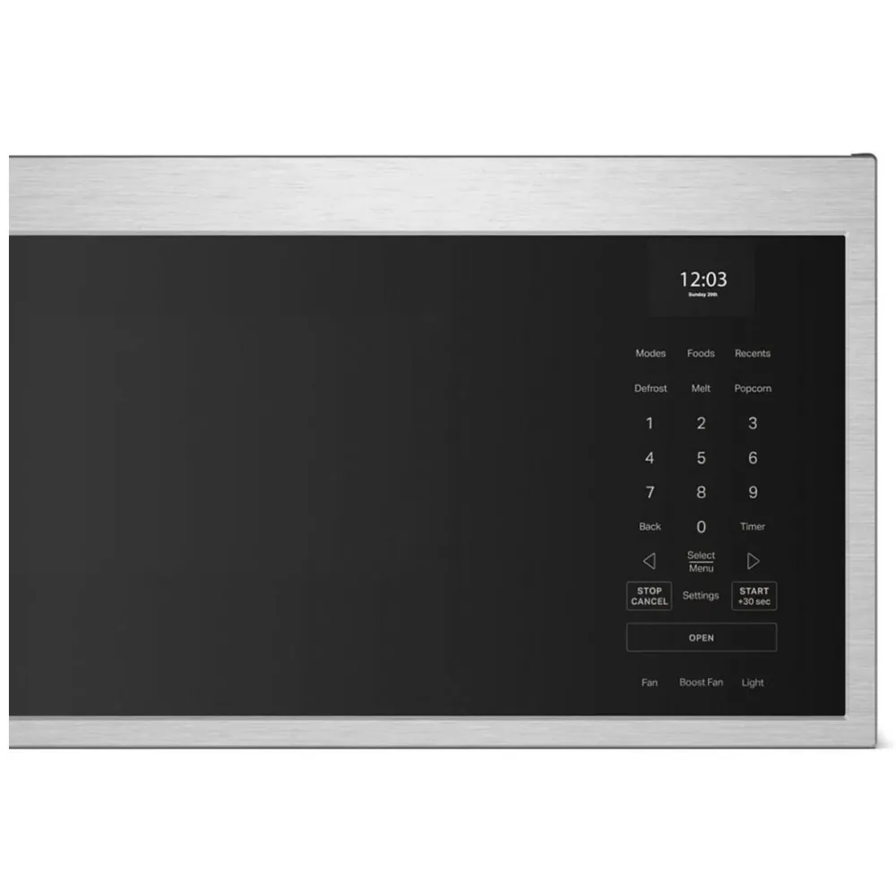 Four encastrable KitchenAid Four à micro-ondes à hotte intégrée de 30 pouces, 1,1 pi. cu. YKMML550RPS