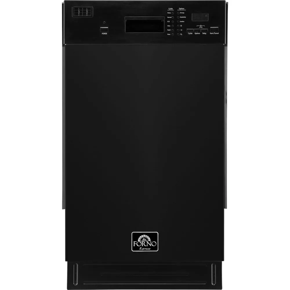 Four multifonction Forno Lave-vaisselle encastré de 18 pouces avec départ différé FDWBI8041-18BLK