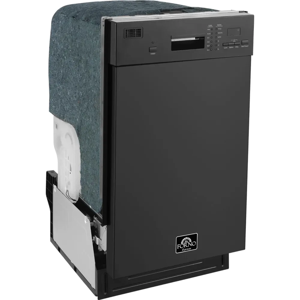 Four multifonction Forno Lave-vaisselle encastré de 18 pouces avec départ différé FDWBI8041-18BLK