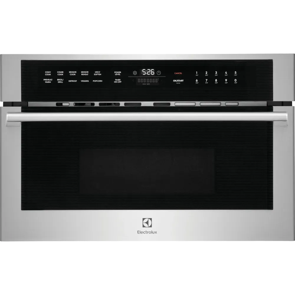 Four vapeur Electrolux Four à micro-ondes encastré avec porte à abattant de 30 po EMBD3010AS