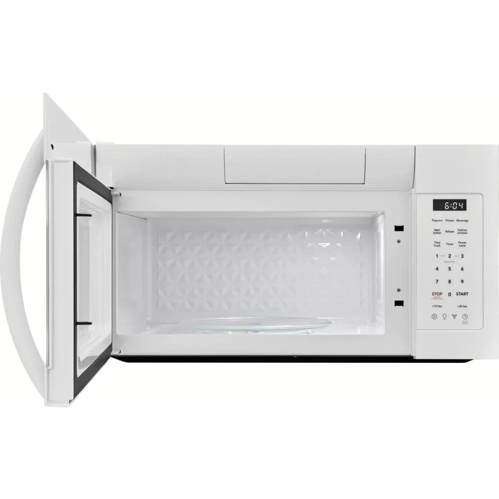 Frigidaire Four à micro-ondes à hotte intégrée de 1,8 pi cu FMOS1846BW avec éclairage intérieur