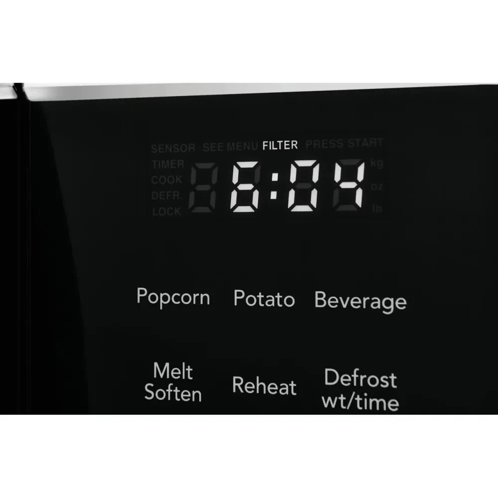 Frigidaire Four à micro-ondes à hotte intégrée de 1,8 pi cu FMOS1846BW avec éclairage intérieur