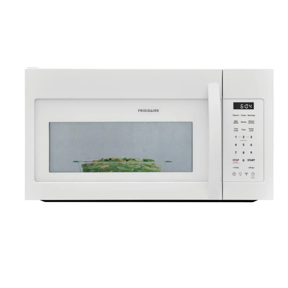 Frigidaire Four à micro-ondes à hotte intégrée de 1,8 pi cu FMOS1846BW avec éclairage intérieur