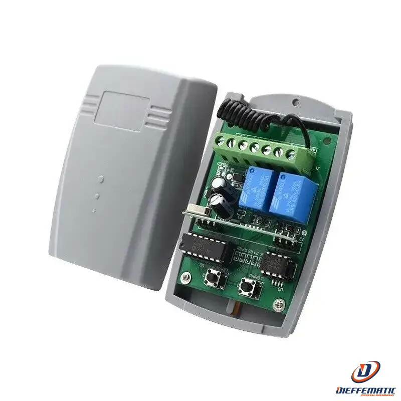 Ricevente Radio Rx2n-box 433,92 Mhz Bicanale 12v 24v Compatibile Con Ekos M1 avec éclairage intérieur