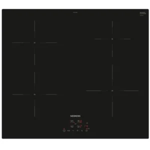 Siemens Table de cuisson induction 60cm 4 foyers 4600w noir - EU611BEB5E classe énergétique