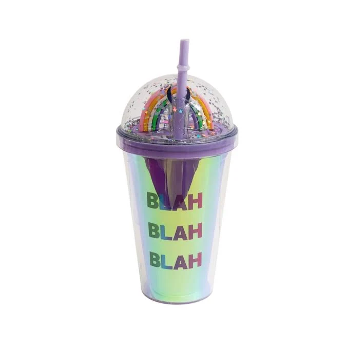 Blah Blah Blah 450ml Jumeau Wall Cup Multicoloured