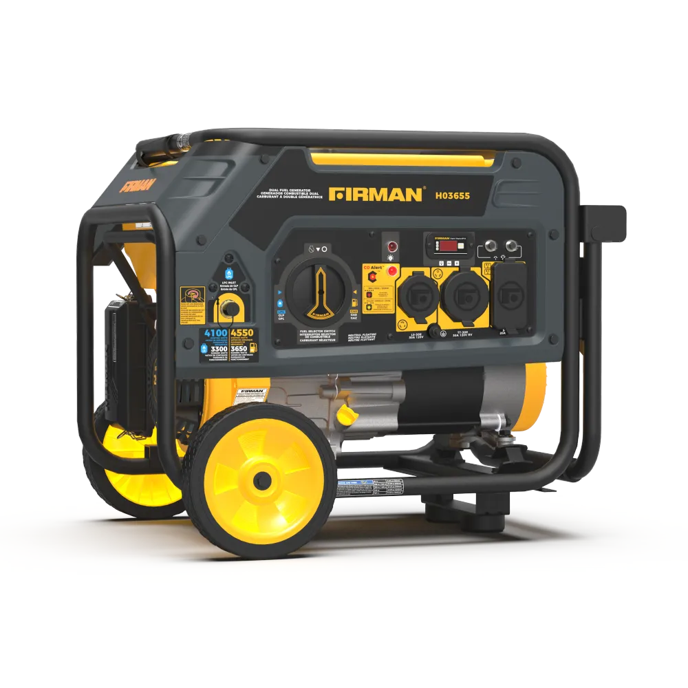 Couplé Fuel Portable Generator 4550/3650W Recoil Start 60 cm de largeur