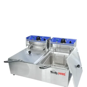CTH Double Deep Fryer 6L + 6L - Argenté