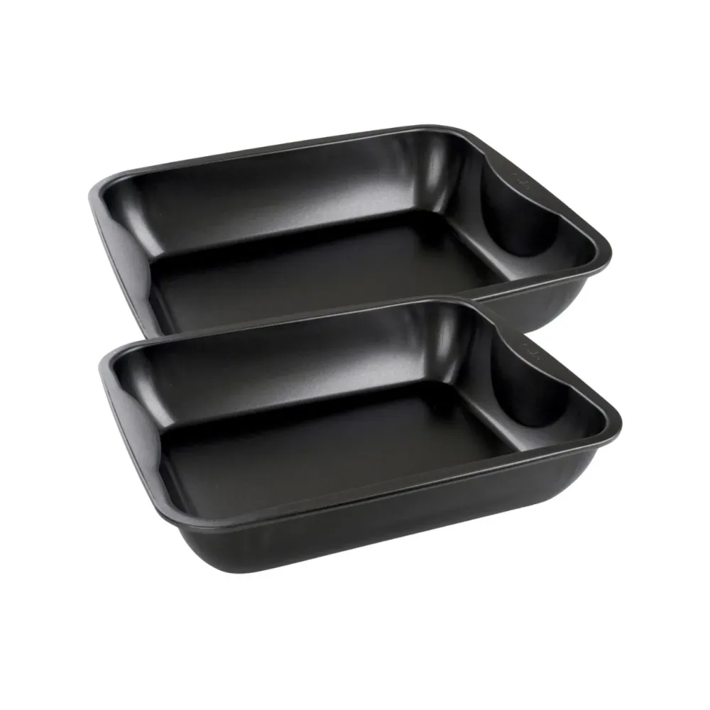 Ensemble de 2 Plats à four XXL rectangle 40 x 34 cm Zenker Distinctif Cooking