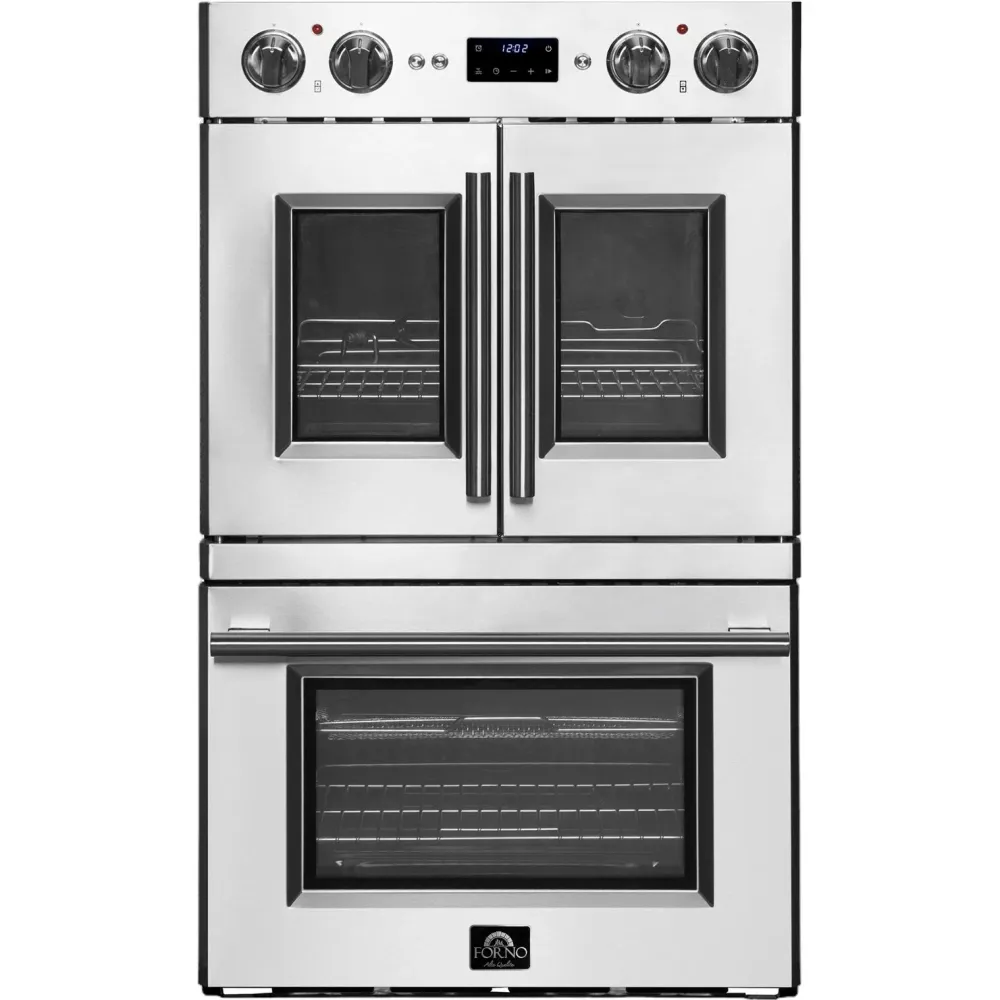 Forno Four mural encastrable duo de 30 po avec porte française FBOEL1388-30