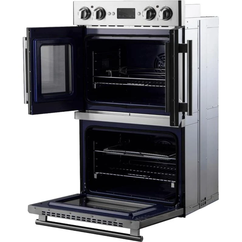 Forno Four mural encastrable duo de 30 po avec porte française FBOEL1388-30
