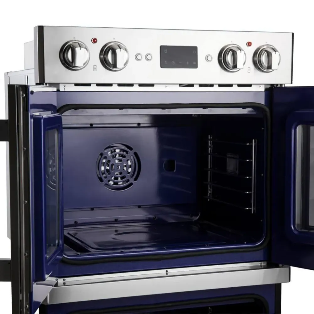 Forno Four mural encastrable duo de 30 po avec porte française FBOEL1388-30