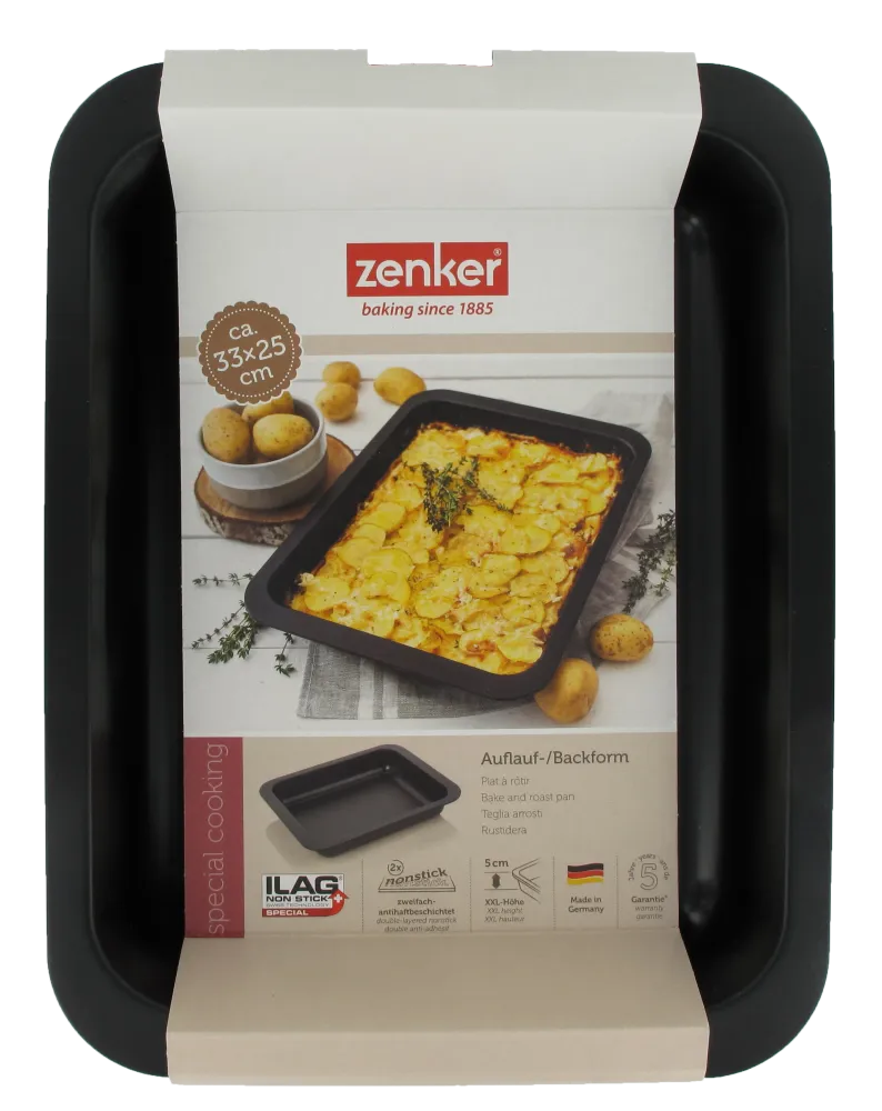 Four compact Ensemble de 2 Plats à four 33 x 25 cm Zenker Particulier Cooking