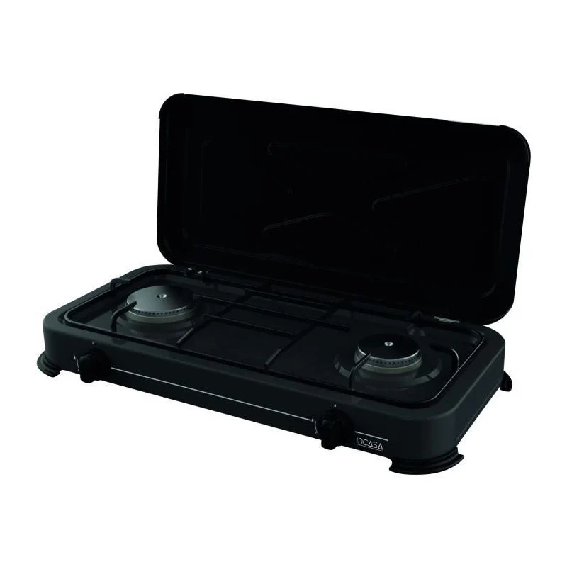 Four compact Réchaud Gaz D'extérieur 2 Feux - Incasa - 016465 INCASA