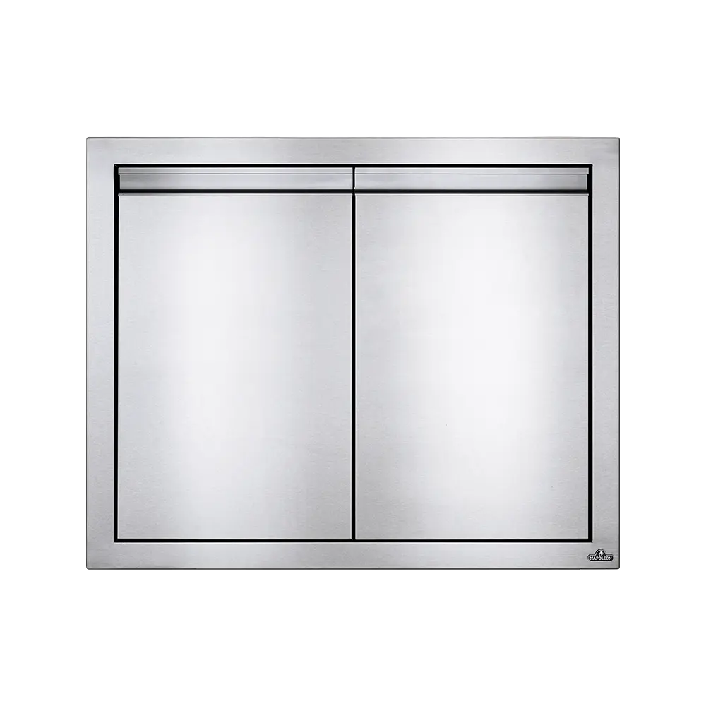 Four à pyrolyse Doublement porte encastrable pour cuisine extérieure - 85 x 70,5cm