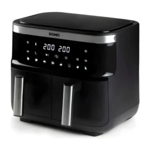 Friteuse air torride DOMO - DO537FR - 2 x 4 L - 85° 200° - 8 programmes automatiques - l40 x L 40 x h 36 cm