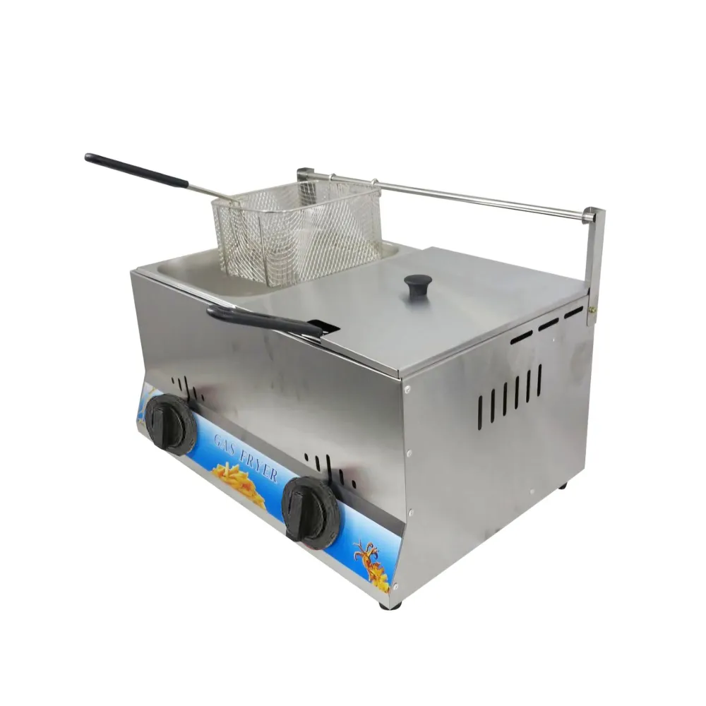 Istar Double Deep Fryer Ton argent en noir mat