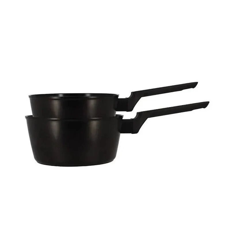 Set De 2 Casseroles - Menastyl - 6020298 - Aluminium - 18 Et 20 Cm - Tous Feux Dont Induction Menastyl Classe Énergétique +++