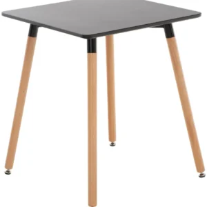 Table de cuisine design facile 60x60x70 cm en MDF noir 10_0005531