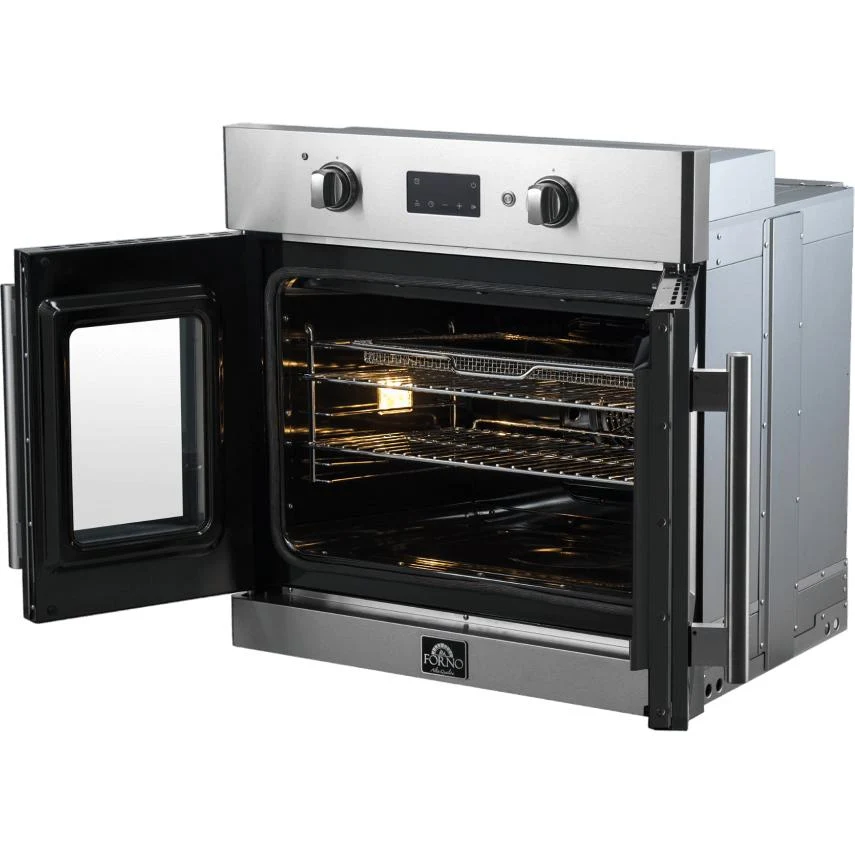 Professionnel Forno Four mural encastré de 30 pouces et 3,68 pi. cu. avec technologie de convection véritable FBOEL1333-30