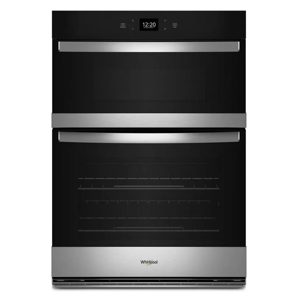 Whirlpool Four mural combiné encastré de 30 po WOEC5030LZ en noir mat