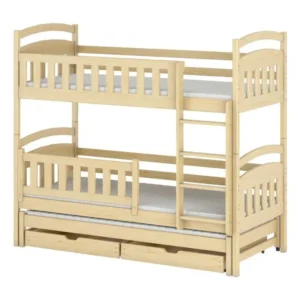 Lits superposés BLANKA BB004 90x190 cm Naturel