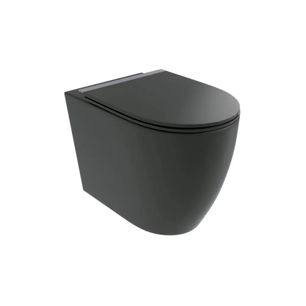 Système anti-débordement WC concentré noir mat Elba