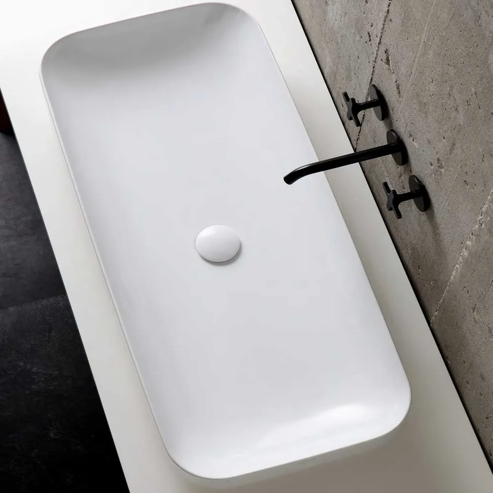 Guide de montage Lavabo à poser / semi-encastré Ceramica Azzurra Elegance 90X40