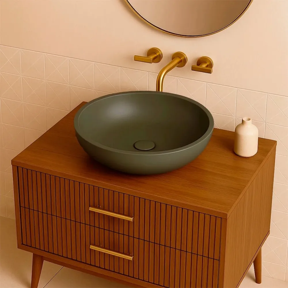 Guide de montage Lavabo à poser vert Zoe