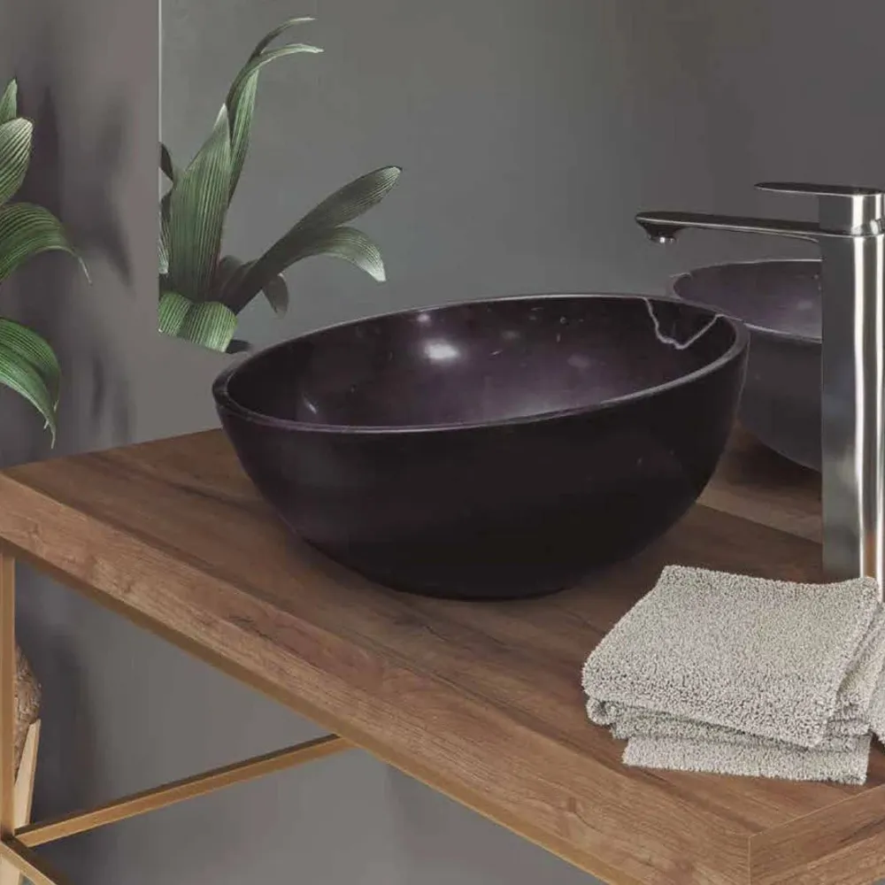 Lavabo en marbre fin Adwa pour cuisines équipées