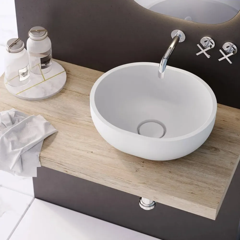 Lavabo à poser Dylan en inox brossé
