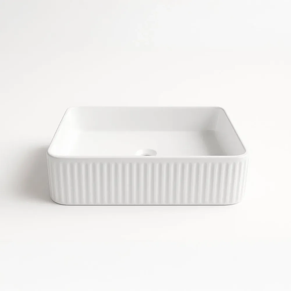 Lavabo à poser élancé Gina avec séchage par condensation