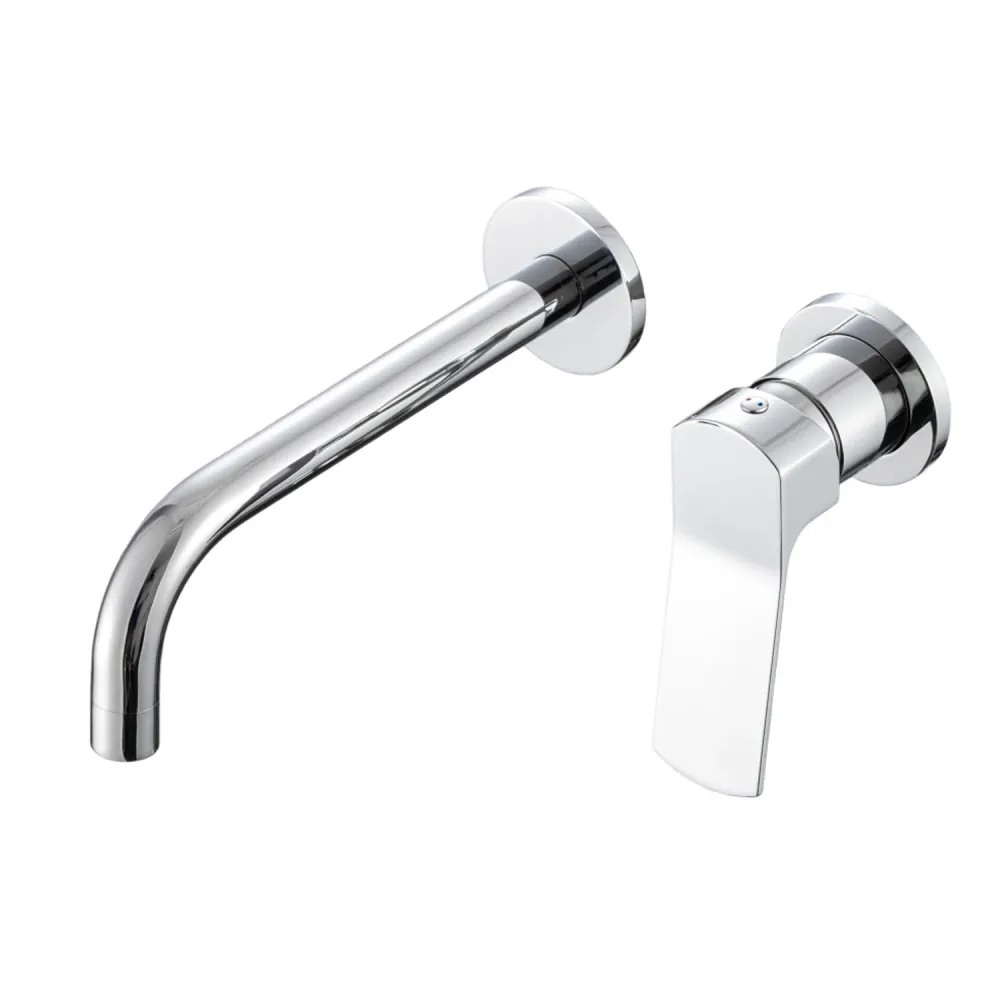 Module de commande Mitigeur lavabo encastré série Lumix en laiton chromé