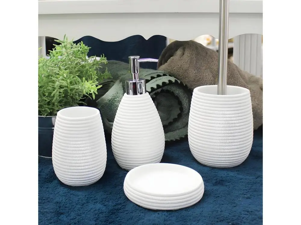 Brosse de toilette blanc - LANA pour Petits Espaces