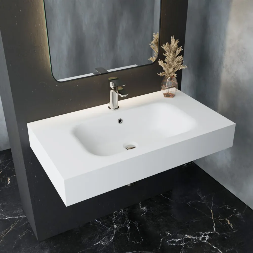 Lavabo suspendu Malik pour Famille Nombreuse