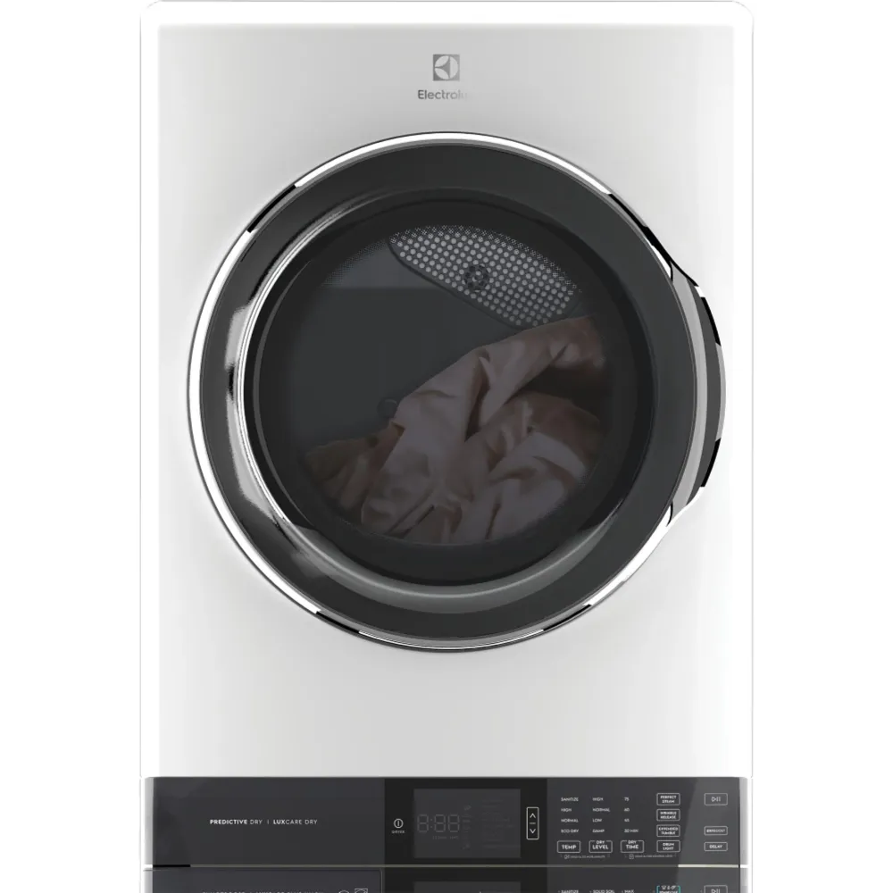 Electrolux Centre de buanderie laveuse/sécheuse superposées électrique avec LuxCare® ELTE760CAW Certification +++