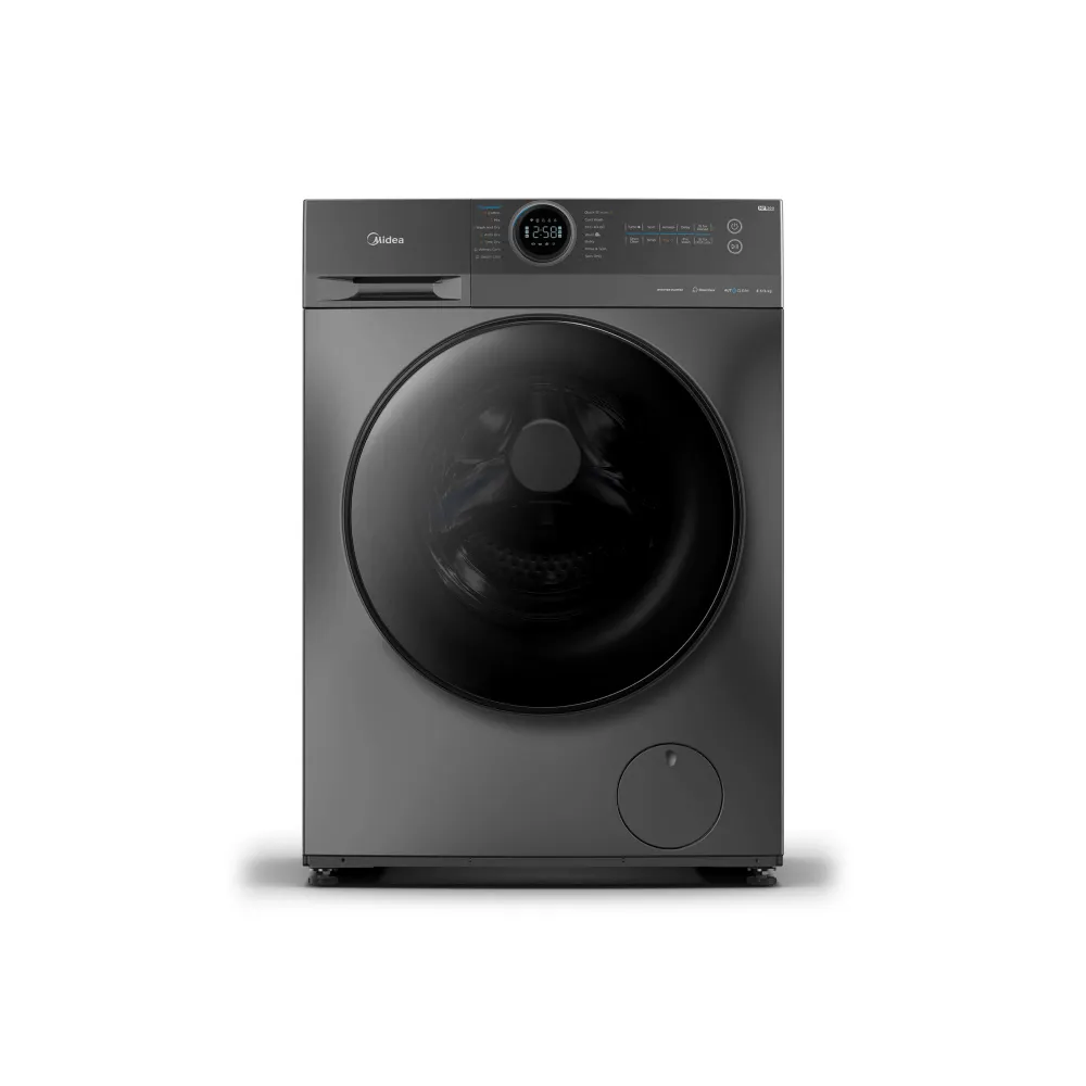Midea Combo Washer Dryer 10Kg Wash-7Kg Dry Titane résistant en Acier inoxydable brossé