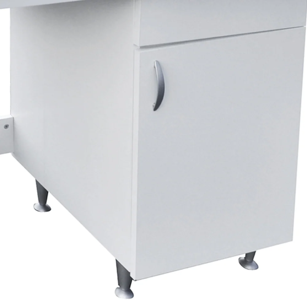 Mobile coprilavatrice 60X108 cm avec lavabo et plan de travail. Version avec lave-linge à gauche en Acier inoxydable brossé