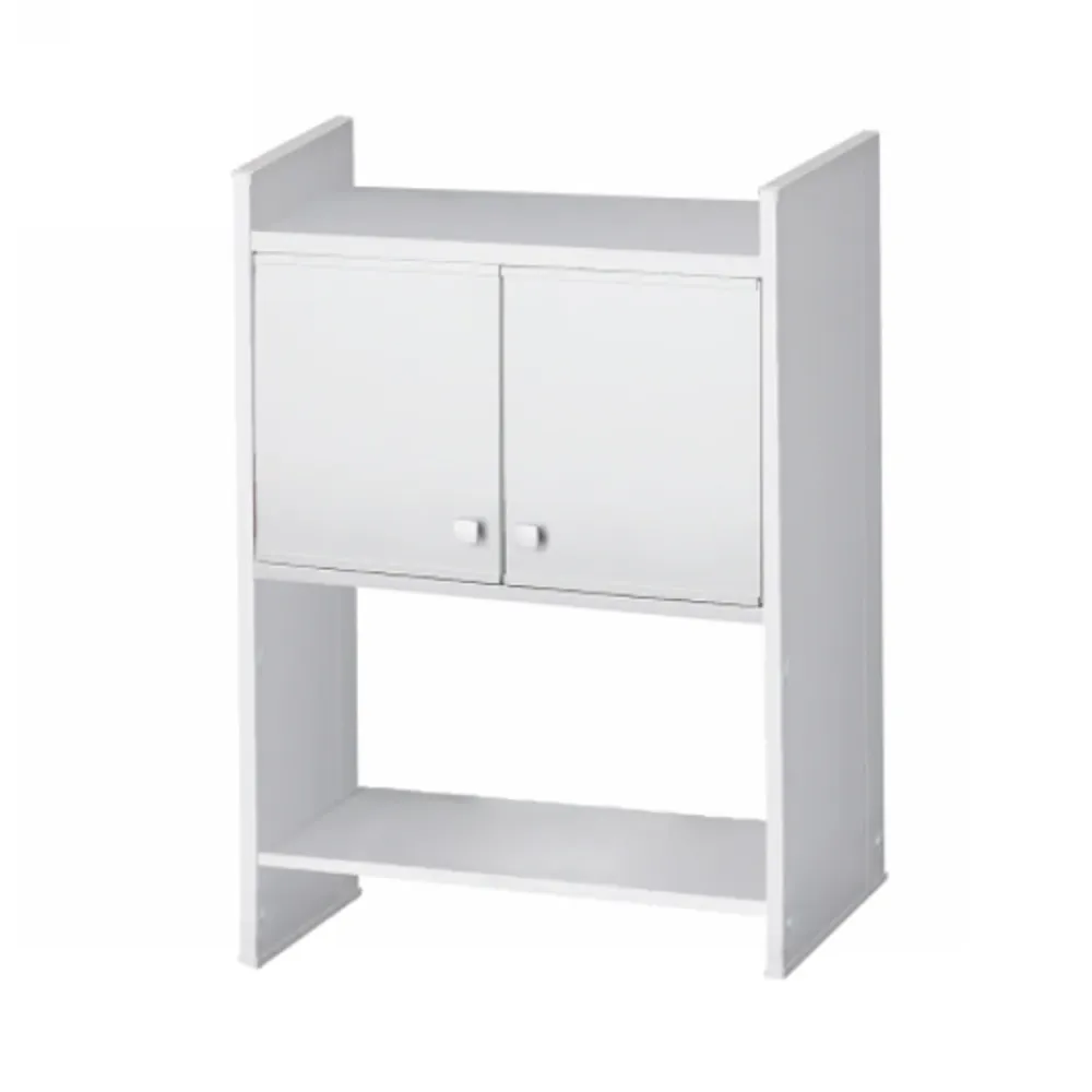 Lave-linge mobile en VINYLE avec portes et étagère