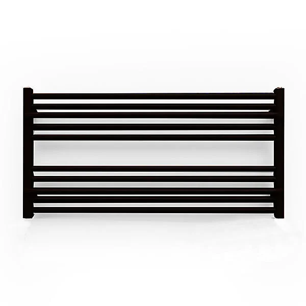 Sèche-serviette électrique personnalisable noir - HxL : 500x700 mm - 300 Watt - LIM500/700E8NP pour Buanderie résidentielle